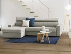 Divano letto con penisola Alibabah, Cm 280x95h85,<Dmora Outlet