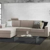 Divano letto con penisola Allaida, Cm 280x95h90,<Dmora Outlet