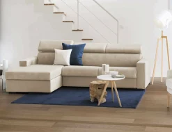 Divano letto con penisola Alibabah, Cm 280x95h85,<Dmora Online