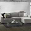 Divano letto con penisola Achico, Cm 280x95h90,<Dmora Outlet
