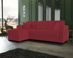 Divano letto con penisola Armadillo, 230x150h81 cm,<Dmora Hot