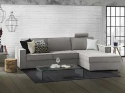 Divano letto con penisola Daaki, Cm 260x95h90,<Dmora Shop