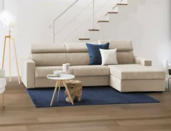 Divano letto con penisola Alibella, Cm 260x95h85,<Dmora Hot