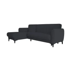 Divano letto con penisola Aber, 230x153h85 cm,<Dmora Outlet