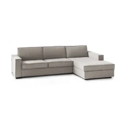 Divano letto con penisola Afar, Cm 260x95h90,<Dmora Online