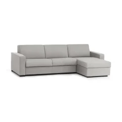 Divano letto con penisola Allegria, Cm 260x95h90,<Dmora Best