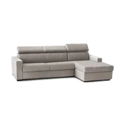 Divano letto con penisola Alibella, Cm 260x95h85,<Dmora Cheap