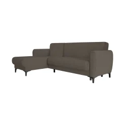 Divano letto con penisola Aber, 230x153h85 cm,<Dmora Discount