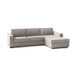 Divano letto con penisola Achico, Cm 280x95h90,<Dmora Sale