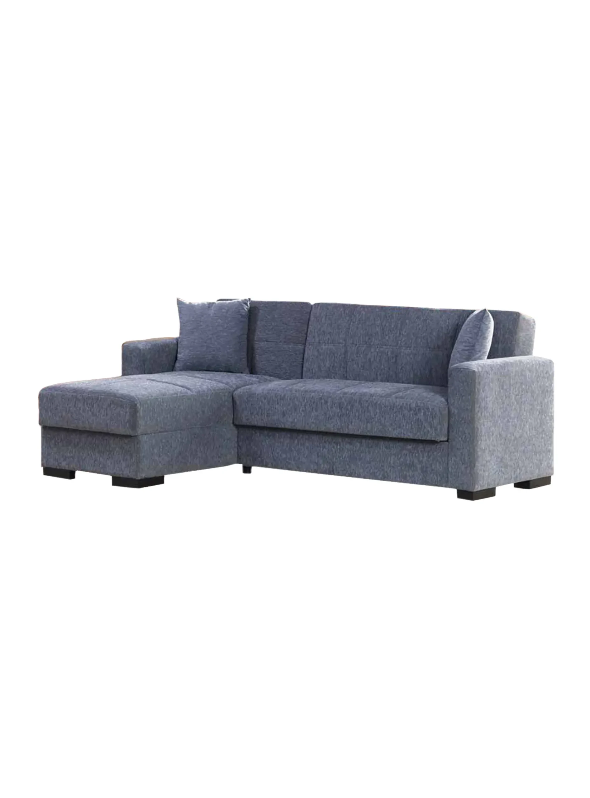 Divano letto con penisola Armadillo, 230x150h81 cm,<Dmora Discount