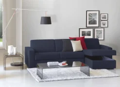 Divano letto con penisola Aika, Cm 280x95h90,<Dmora Online
