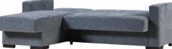 Divano letto con penisola Armadillo, 230x150h81 cm,<Dmora Discount