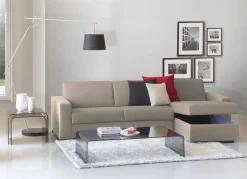 Divano letto con penisola Aika, Cm 280x95h90,<Dmora Hot