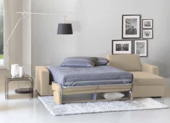 Divano letto con penisola Aika, Cm 280x95h90,<Dmora New