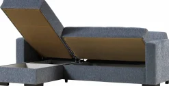 Divano letto con penisola Armadillo, 230x150h81 cm,<Dmora Discount