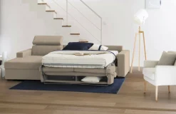 Divano letto con penisola Alibabah, Cm 280x95h85,<Dmora Online