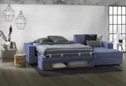 Divano letto con penisola Achico, Cm 280x95h90,<Dmora Flash Sale