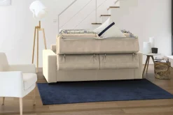 Divano letto con penisola Allevatore, Cm 280x95h85,<Dmora Hot