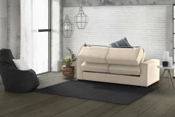 Divano letto con penisola Allaida, Cm 280x95h90,<Dmora Discount