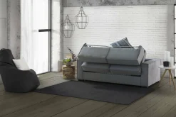 Divano letto con penisola Albenga, Cm 260x95h90,<Dmora Online