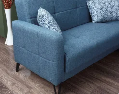 Divano letto con penisola Apo, 302x234h88 cm,<Dmora Clearance