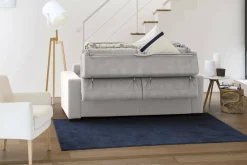 Divano letto con penisola Allevatore, Cm 280x95h85,<Dmora New