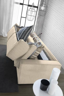 Divano letto con penisola Achico, Cm 280x95h90,<Dmora Hot