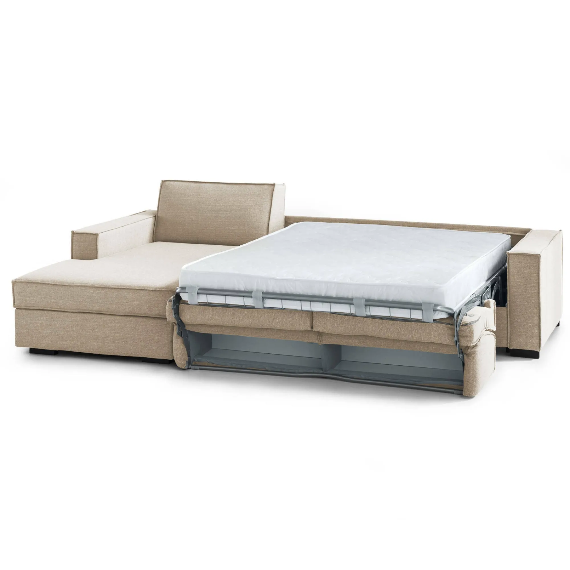 Divano letto con penisola Daalb, Cm 260x95h90,<Dmora Sale