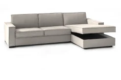 Divano letto con penisola Achico, Cm 280x95h90,<Dmora Sale