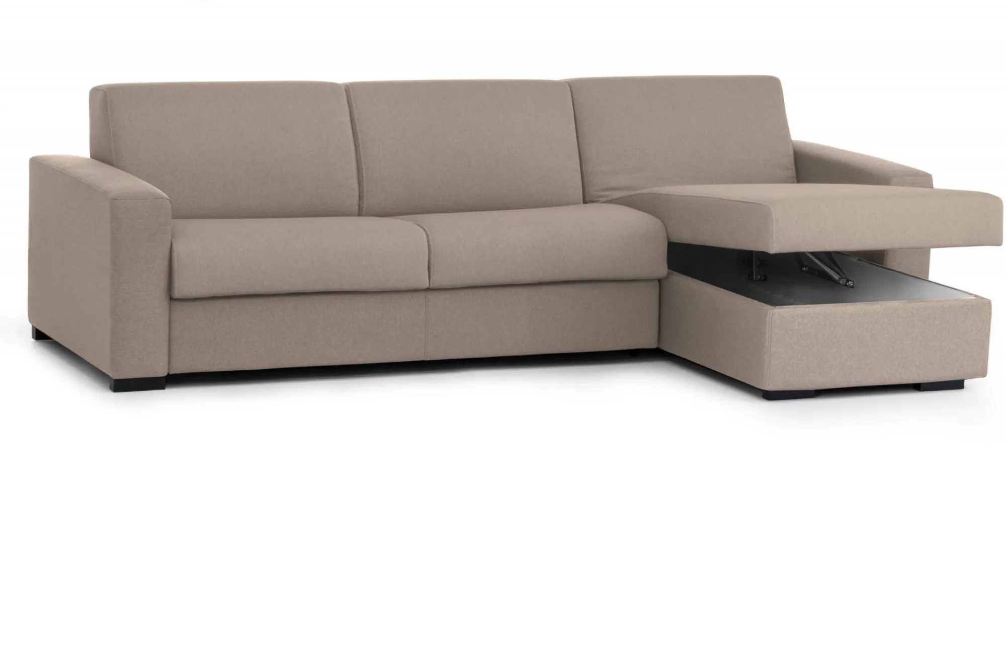 Divano letto con penisola Aika, Cm 280x95h90,<Dmora Hot