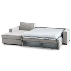 Divano letto con penisola Albenga, Cm 260x95h90,<Dmora Online