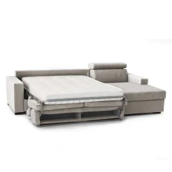 Divano letto con penisola Allevatore, Cm 280x95h85,<Dmora Flash Sale