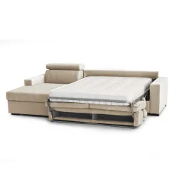 Divano letto con penisola Alibabah, Cm 280x95h85,<Dmora Online