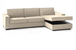 Divano letto con penisola Achico, Cm 280x95h90,<Dmora Hot
