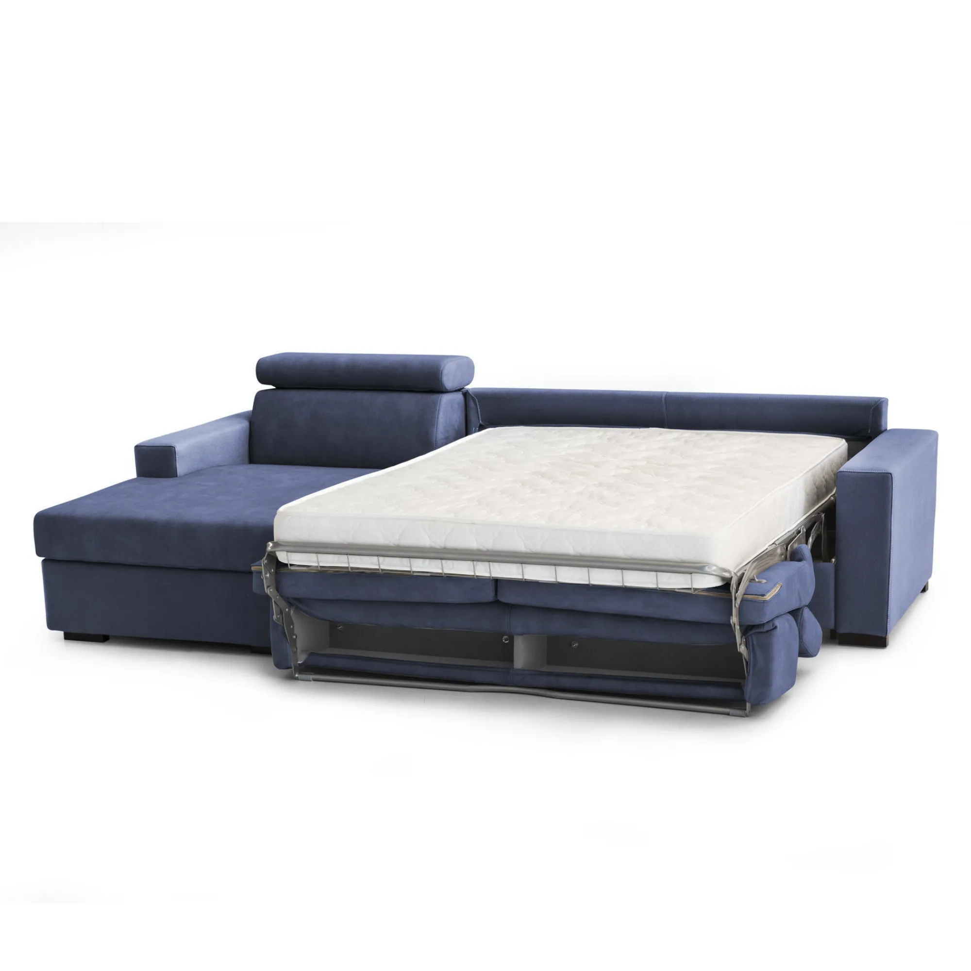 Divano letto con penisola Aloet, Cm 260x95h85,<Dmora Clearance
