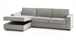 Divano letto con penisola Daalber, Cm 280x95h90,<Dmora Online