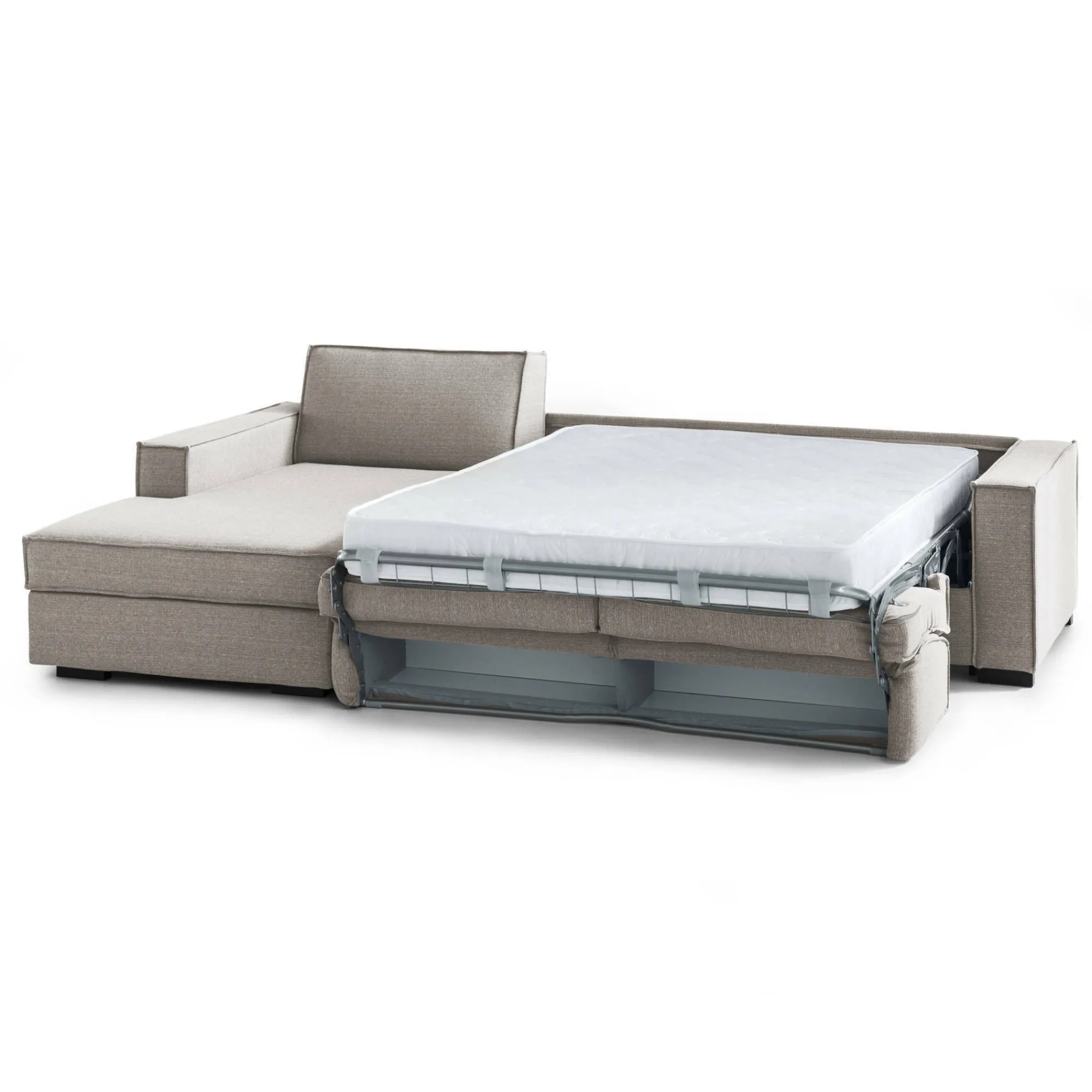 Divano letto con penisola Allaida, Cm 280x95h90,<Dmora Outlet