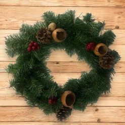 Ghirlanda da Natale Zoppola, 35x35 h3 cm,<Dmora Best Sale