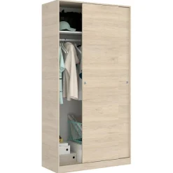 Guardaroba 2 ante Abigale, 100x50h204 cm,<Dmora Cheap