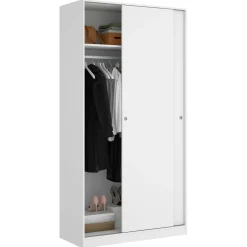 Guardaroba 2 ante Abigale, 100x50h204 cm,<Dmora Cheap