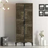 Guardaroba 2 ante Acate, 80x201h48 cm, Noce e Antracite<Dmora Flash Sale