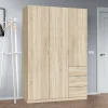 Guardaroba 3 ante Ade, 135x52h200 cm,<Dmora Hot