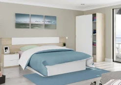 Guardaroba 2 ante Adrenalin, 120x50h200 cm, Rovere e Bianco<Dmora Cheap