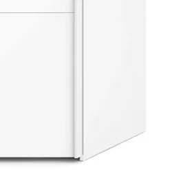 Guardaroba 2 ante Adria, 122x62 h220 cm, Bianco<Dmora New