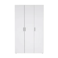 Guardaroba 3 ante Albacore, 50x118 h201 cm, Quercia e Bianco<Dmora Outlet