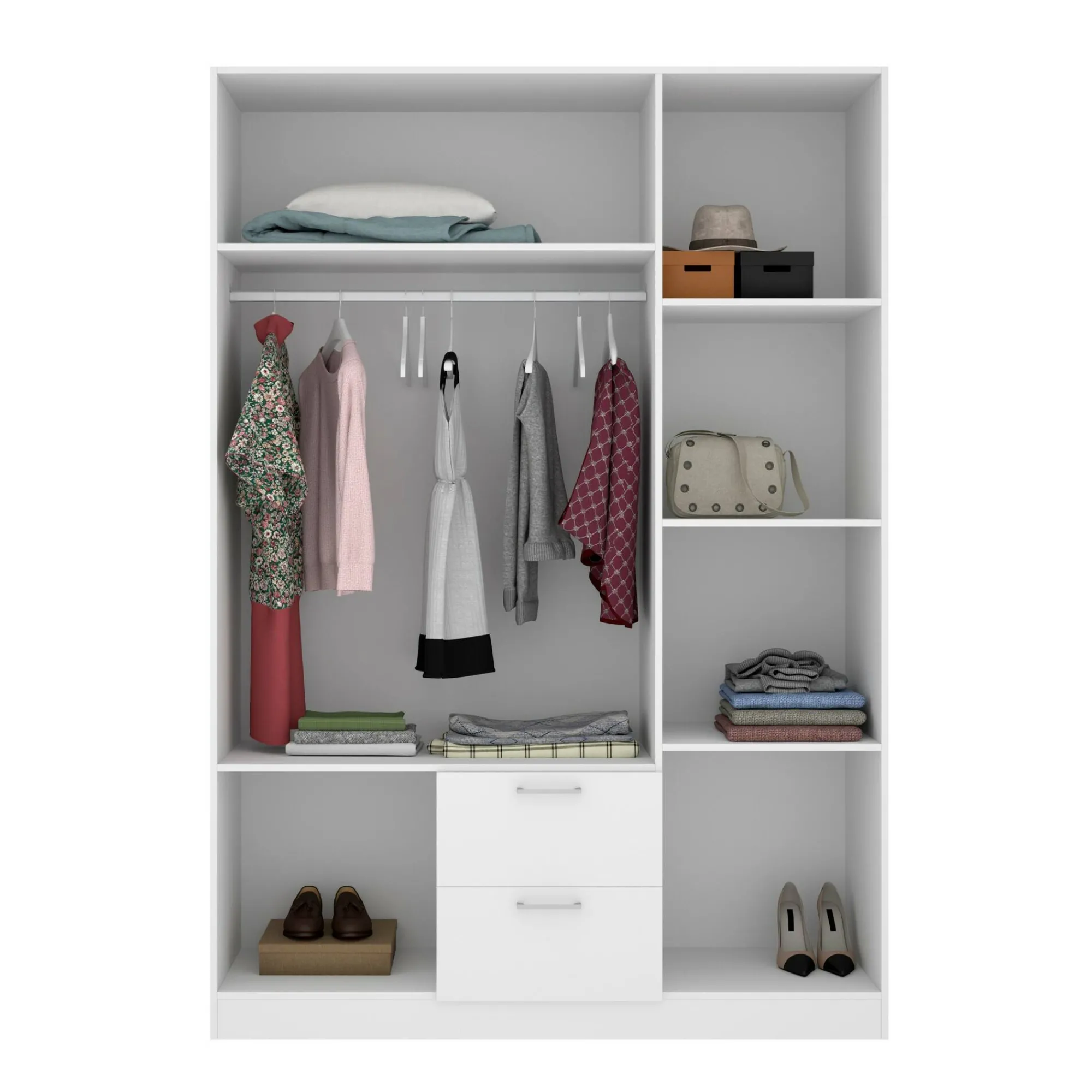 Guardaroba 3 ante Ales, 150x52h215 cm,<Dmora Outlet