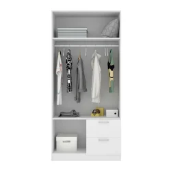 Guardaroba 2 ante Amp, 100x52h215 cm,<Dmora Shop