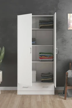Guardaroba 2 ante Amylya, 79x36 h170 cm,<Dmora Best