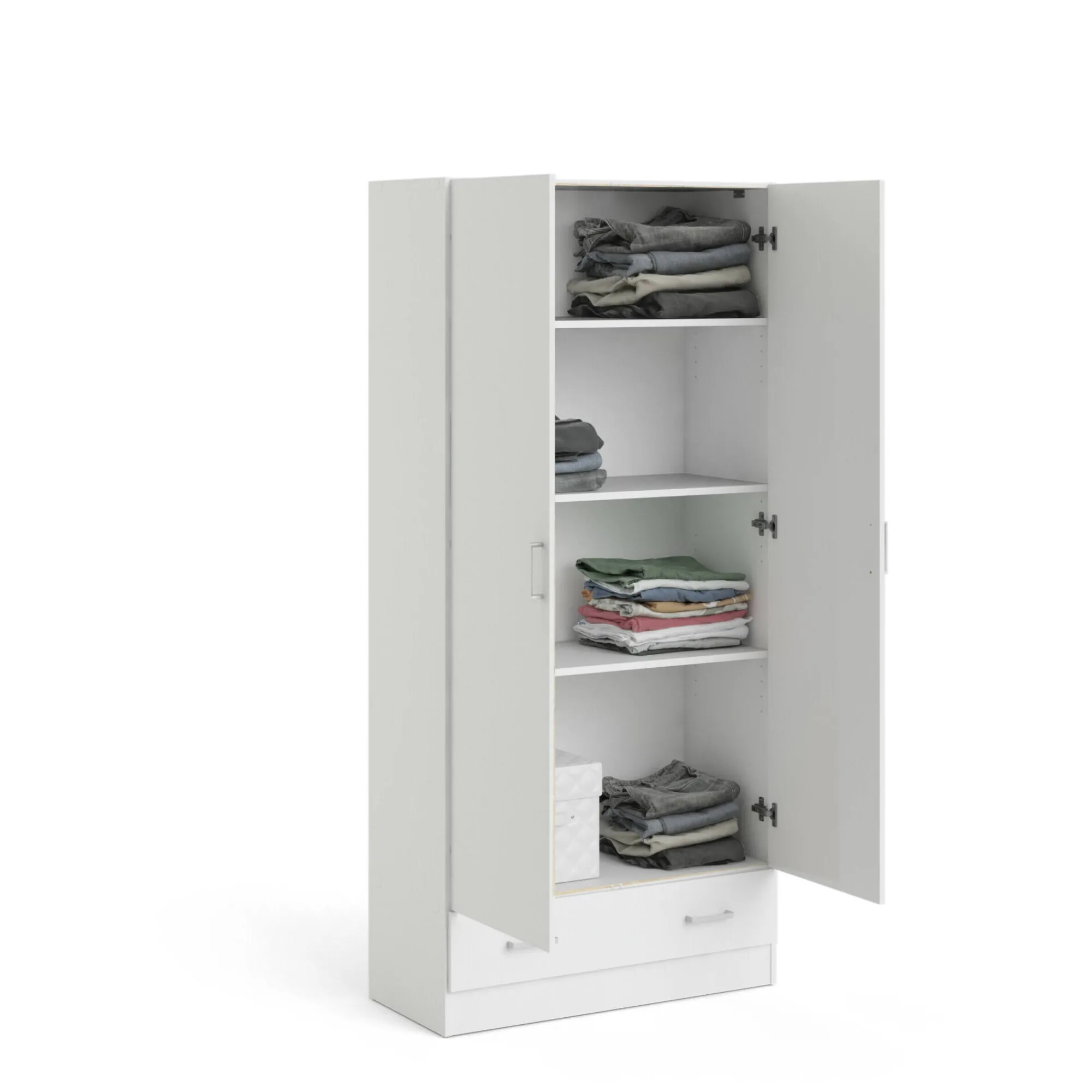 Guardaroba 2 ante Amylya, 79x36 h170 cm,<Dmora Best