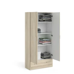 Guardaroba 2 ante Amylya, 79x36 h170 cm,<Dmora Clearance